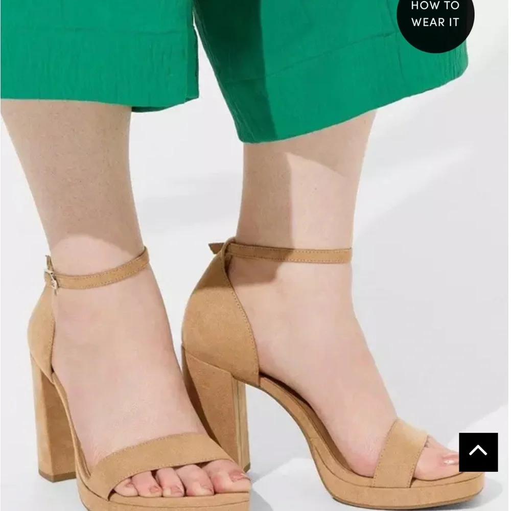 Torrid Platform Block Heeled Sandal 6.5WW - Picture 10 of 14